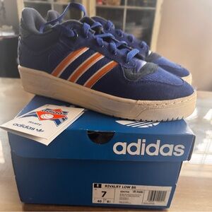 New Men’s adidas Rivalry Low 86 Shoes size 7 New York Knicks